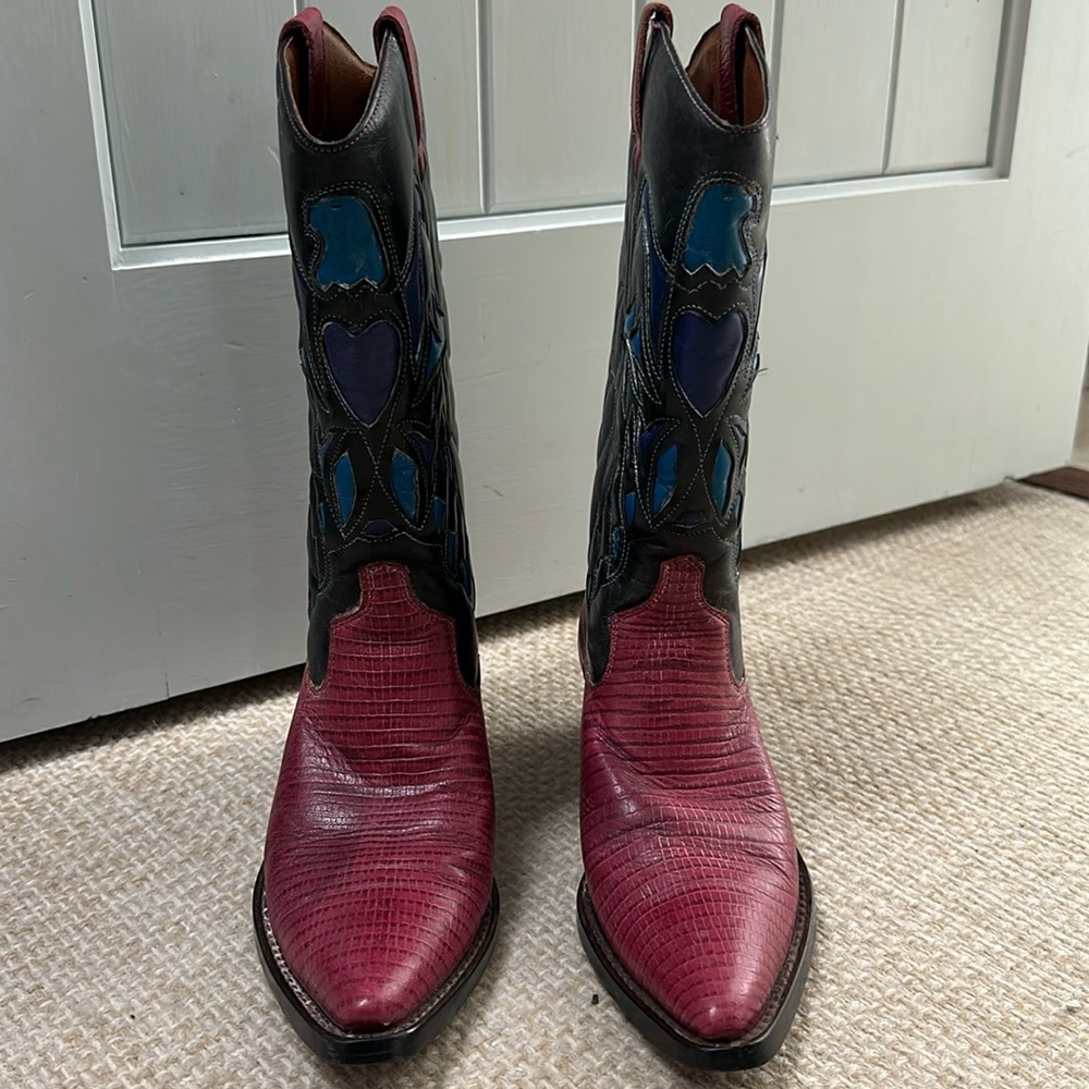 Vintage Cowboy Boots - Size 8